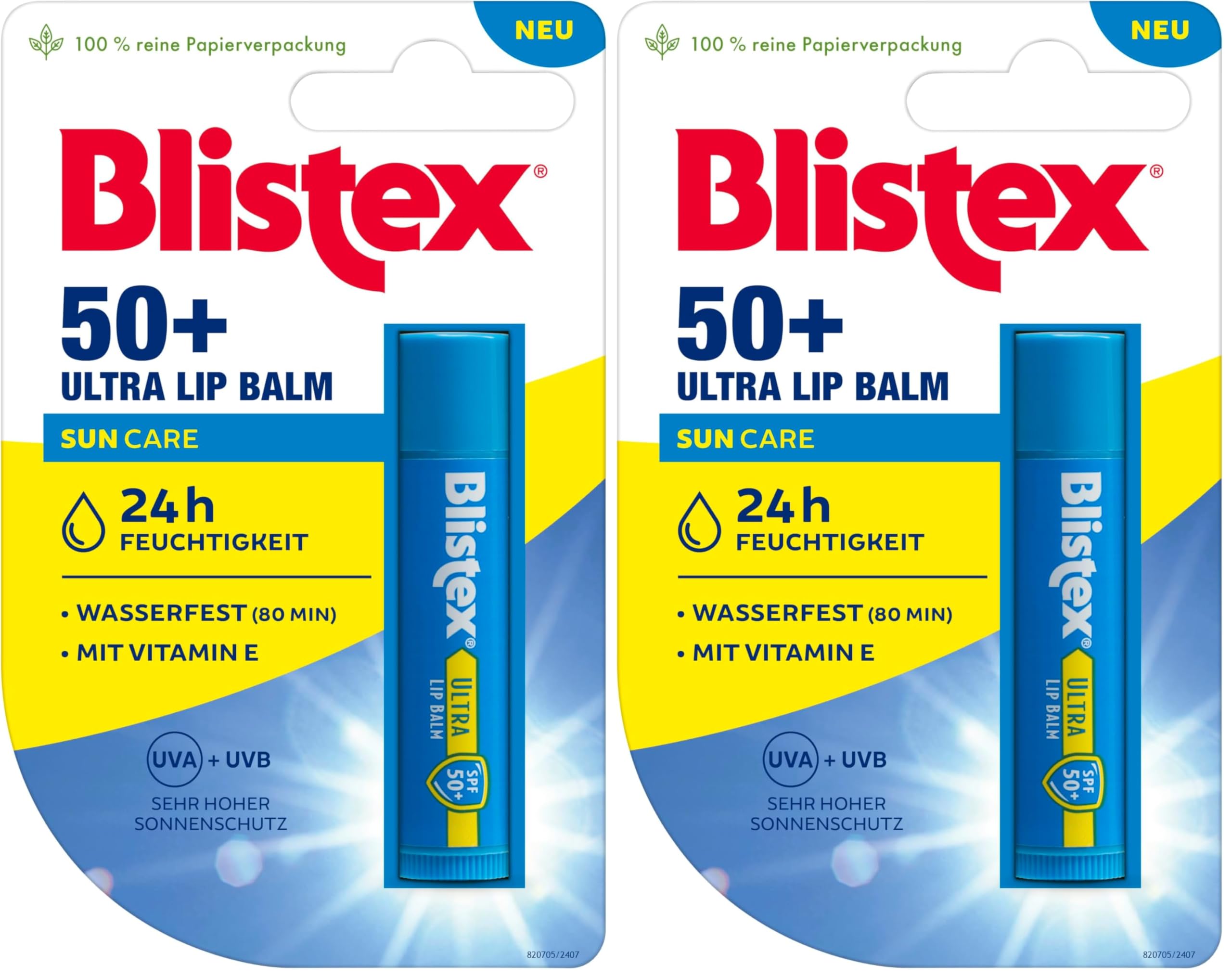 Blistex Sun Ultra Lip Balm, Care, 4,25 G, 4.3 (2Er Pack)