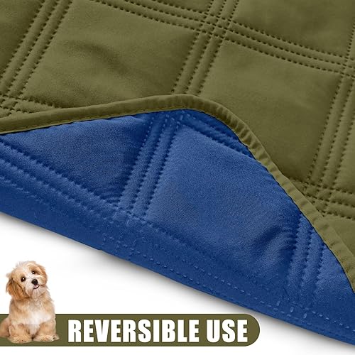 Miniatura 3 de Smiry Manta impermeable para cama de perro de 30 x 70 pulgadas, suave manta reversible para mascotas, lavable, a prueba de fugas, para sofá,