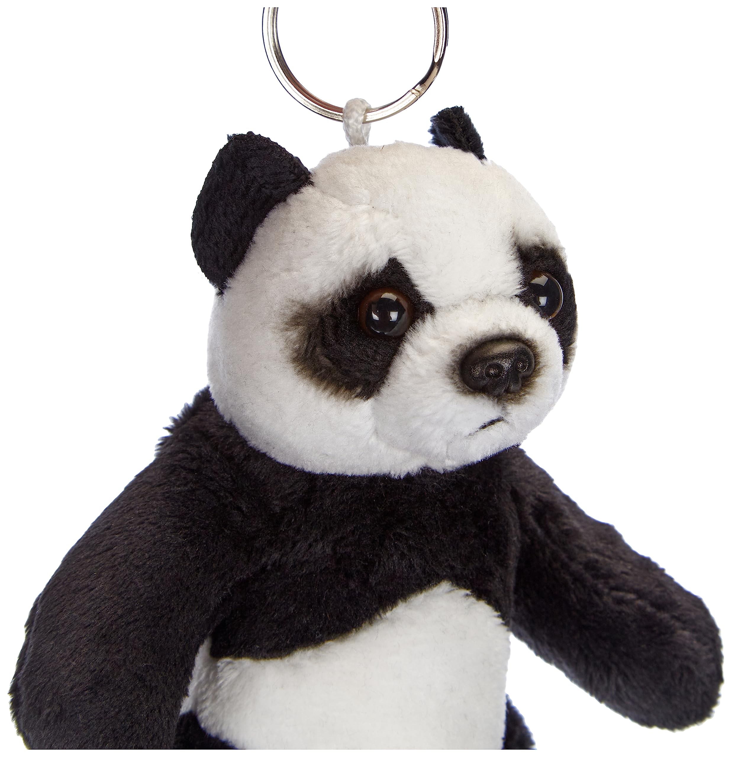 Panda Portachiavi In Pannolenci Realizzato A Mano, Portachiavi Anim Pupazzo Panda Accessorio Divertente Feltro Cotone