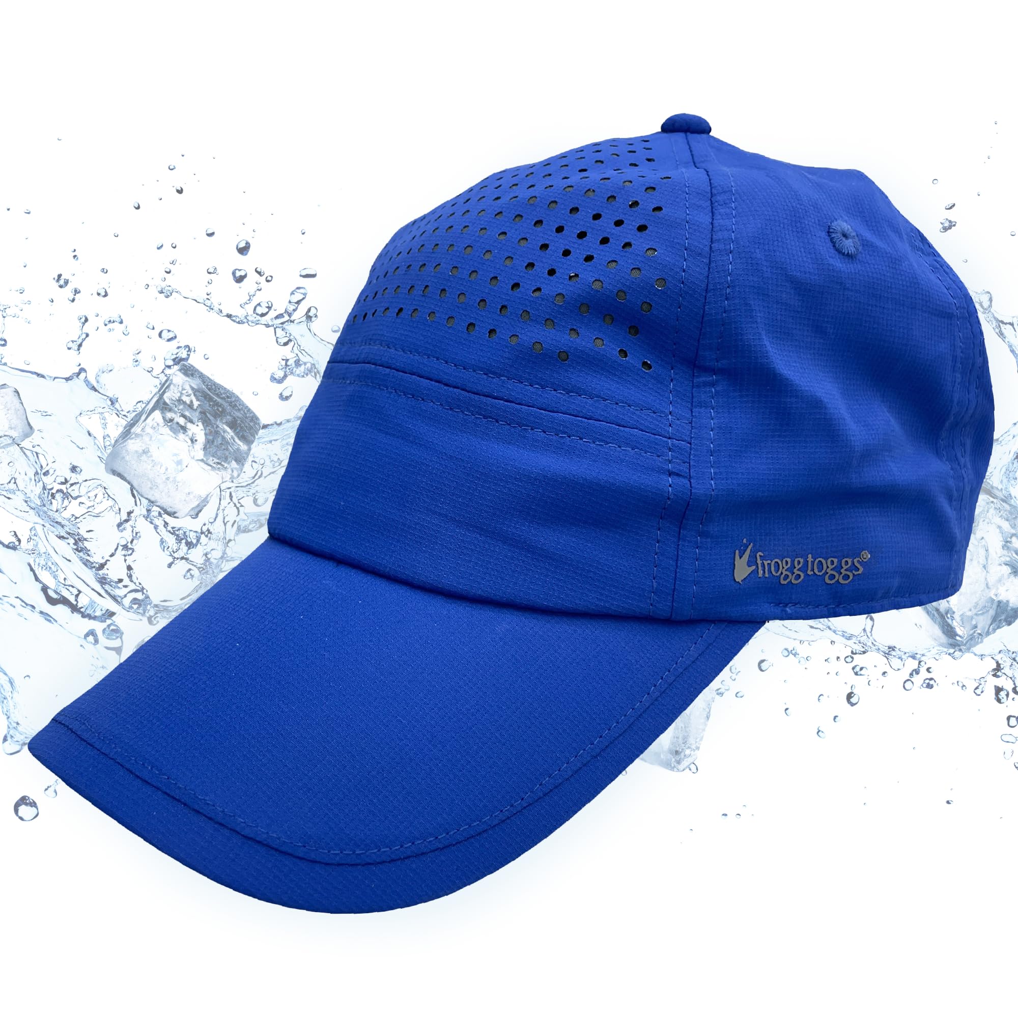 FROGG TOGGS Chilly Pro Hat, Instant Cooling and Sun Protection, Athletic Blue, One size — image 1