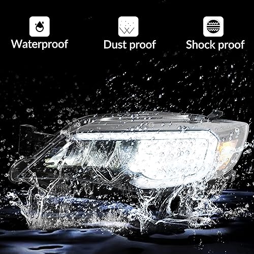 Miniatura 9 de VLAND Conjunto de faros delanteros para Subaru WRX Impreza 2008-2014 con DRL de arranque dinámico luz frontal LED con señal de giro secuencial