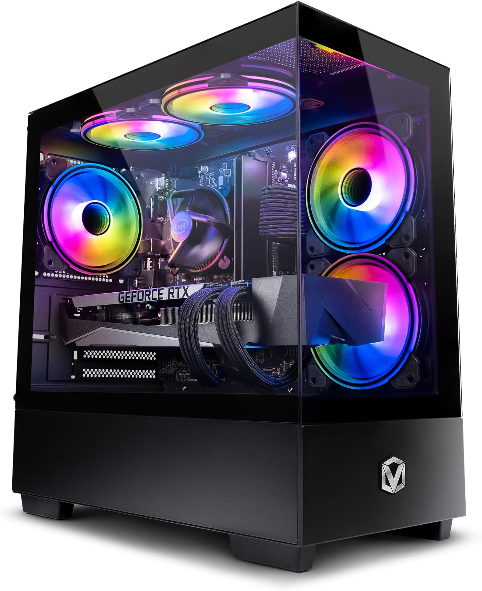 Vibox IV-91 Gaming PC - 8 Core i7 Intel 9700F Processor - Nvidia RTX 4070 Ti Super 32GB Graphics Card - 32GB RAM - 1TB SSD - 600W PSU - Windows 11 - WiFi