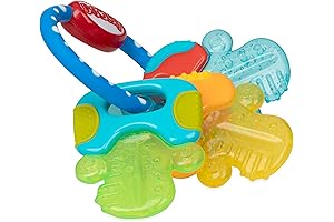 Nuby Ice Gel Teether Keys: Soothe Your Baby's Gums with Sensory Exploration