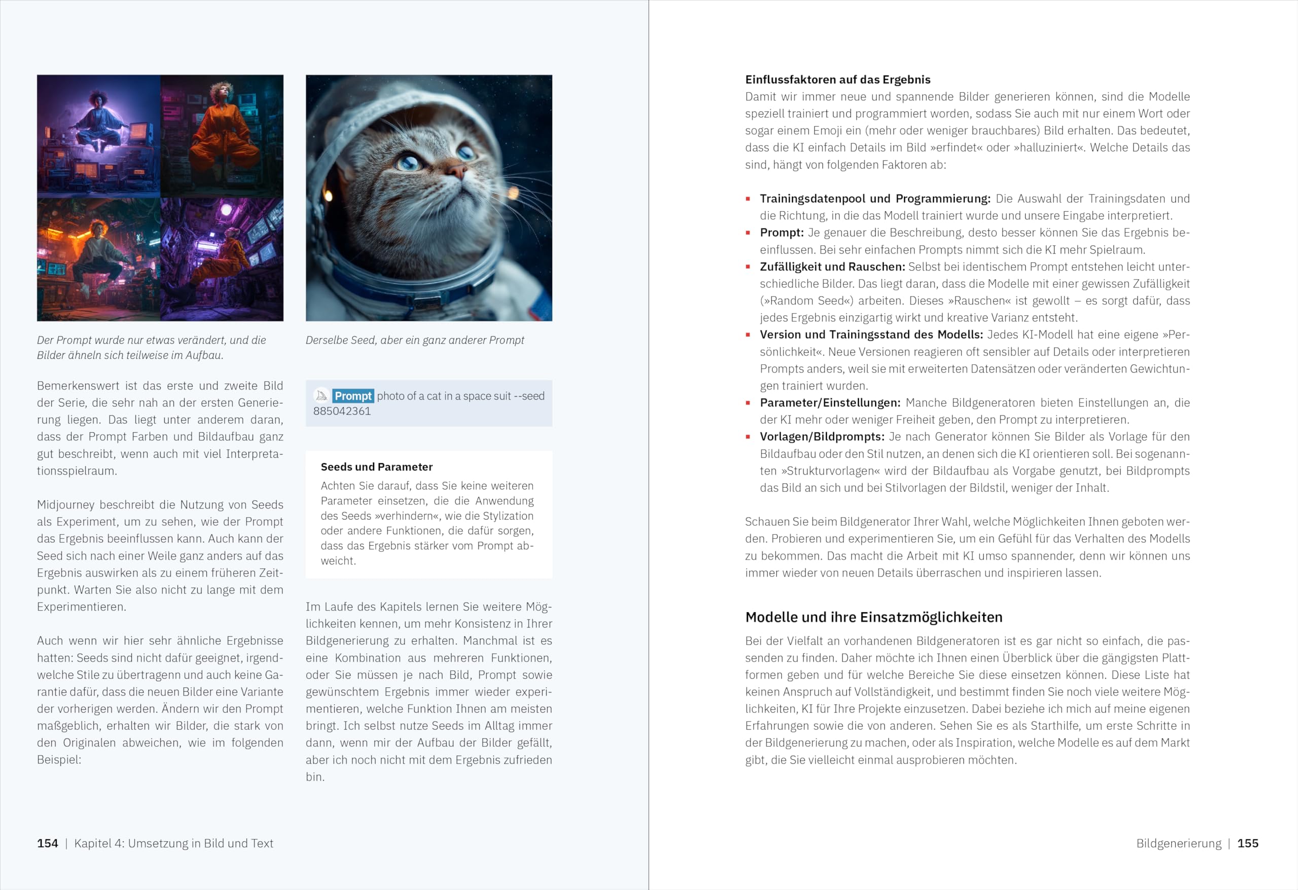 Ideenfindung mit KI: Konzeption, kreative Umsetzung, Präsentation. KI-powered Creativity: die neue Art des kreativen Schaffens