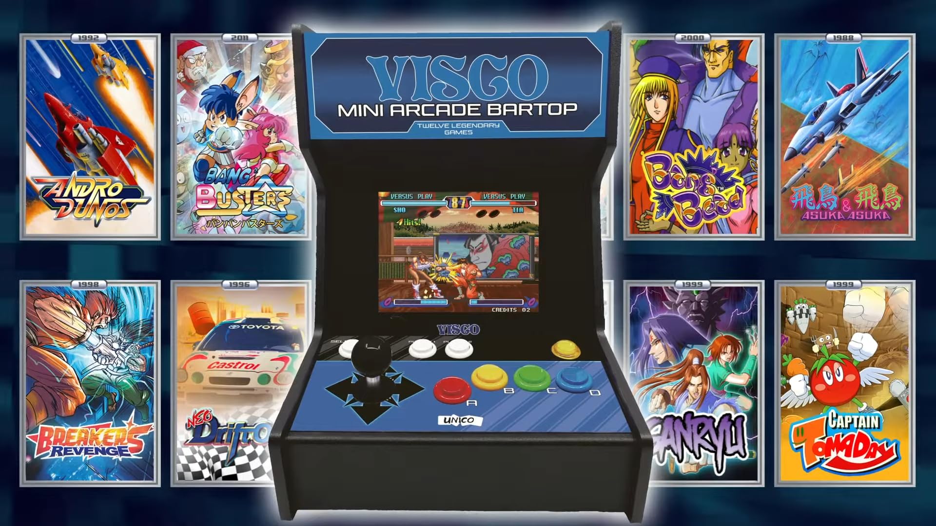 VISCO Mini Arcade Bartop : Amazon.nl: Speelgoed & spellen