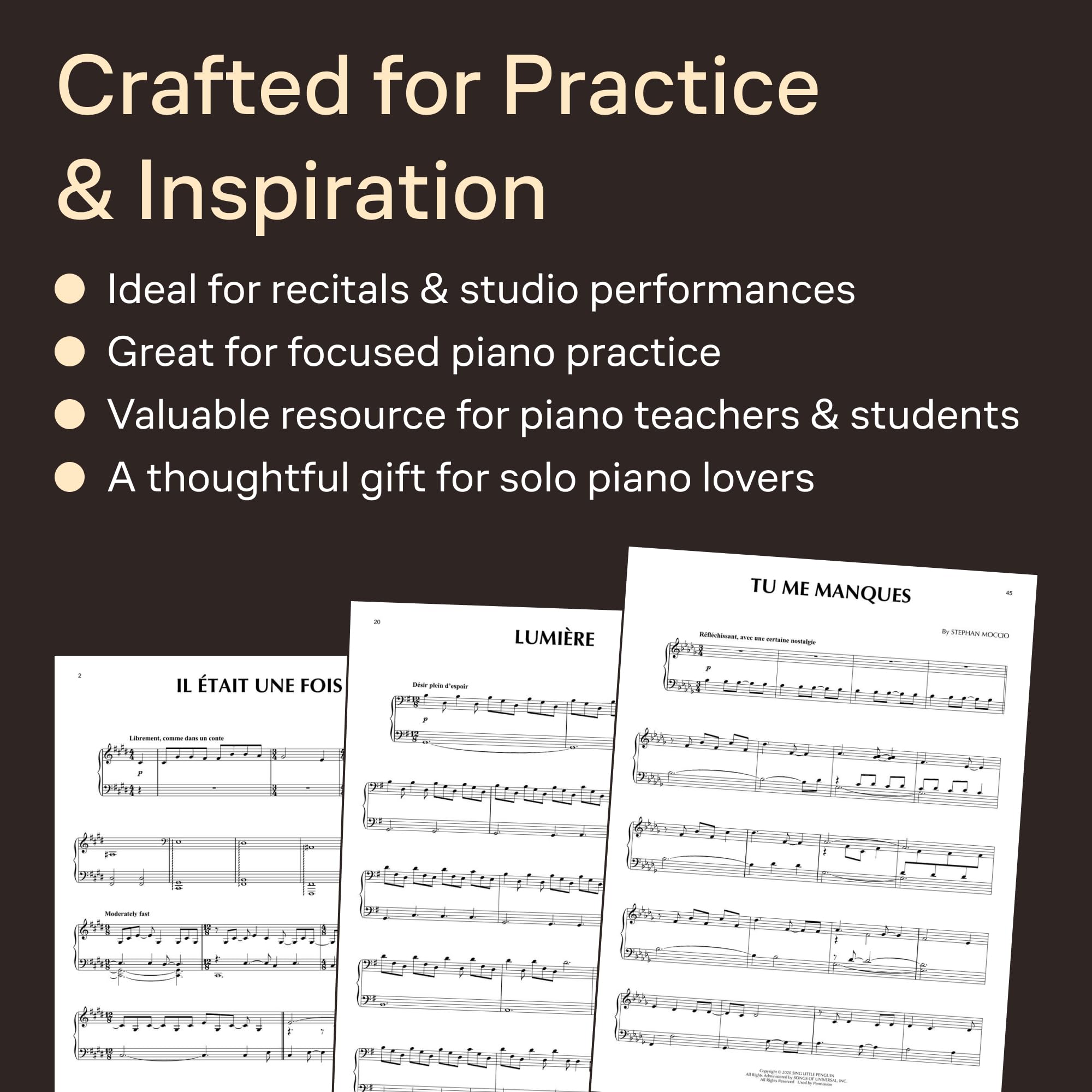 Stephan Moccio: Tales of Solace - Piano Solo Songbook