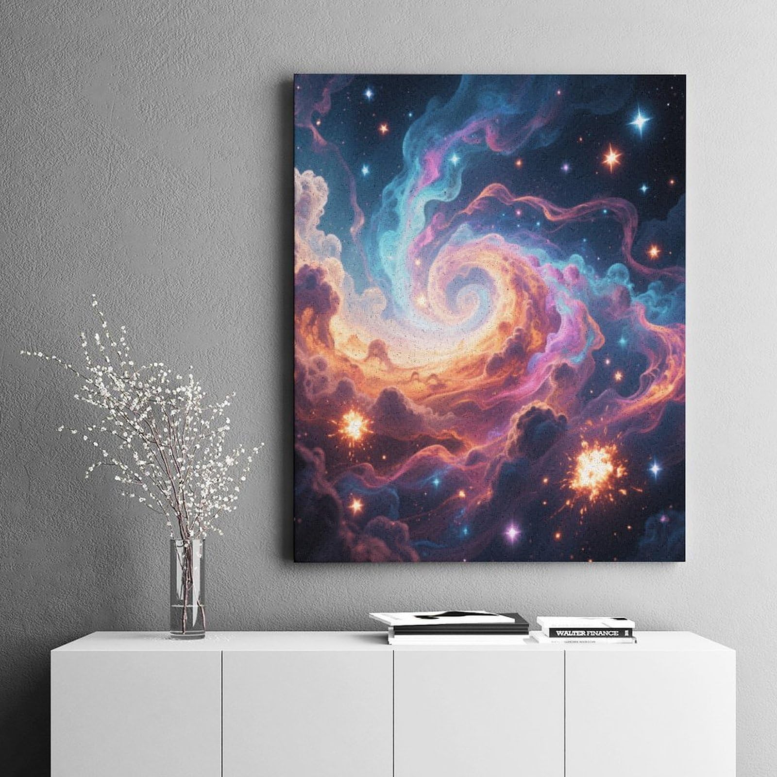 KOAYUBFC Malen-nach-Zahlen-Set für Erwachsene, Anfänger, Erwachsene, Malen-nach-Zahlen-Kits auf Leinwand, DIY-Acryl-Ölfarben, Gemälde mit Pinseln als Geschenk, Wanddekoration