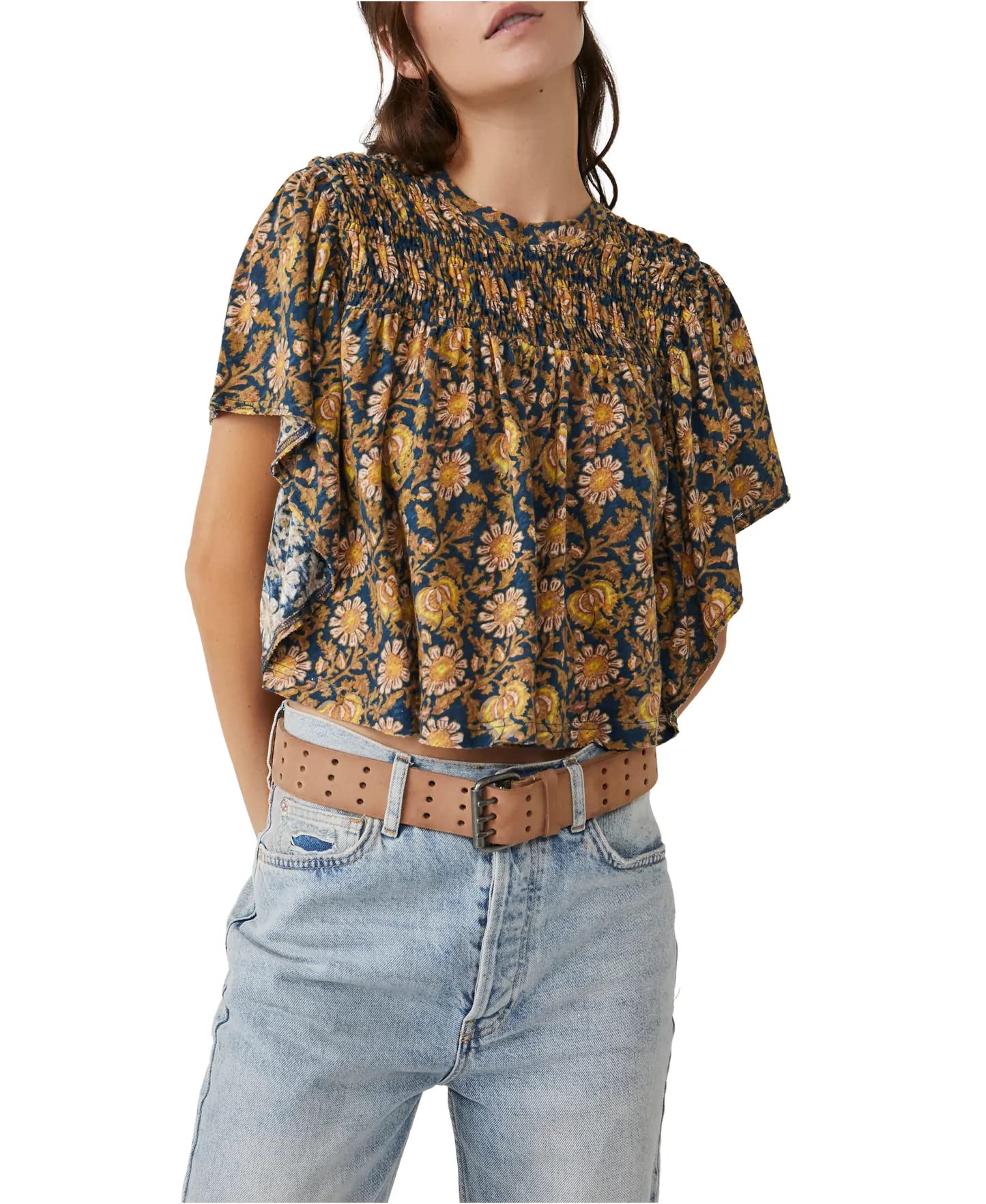 free people ruffle top