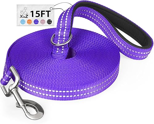 Miniatura 27 de XiaZ - Correa larga de entrenamiento para perro, correas de entrenamiento de 10/15/20/30/50/100 pies de largo para perros, correa de entrenamiento