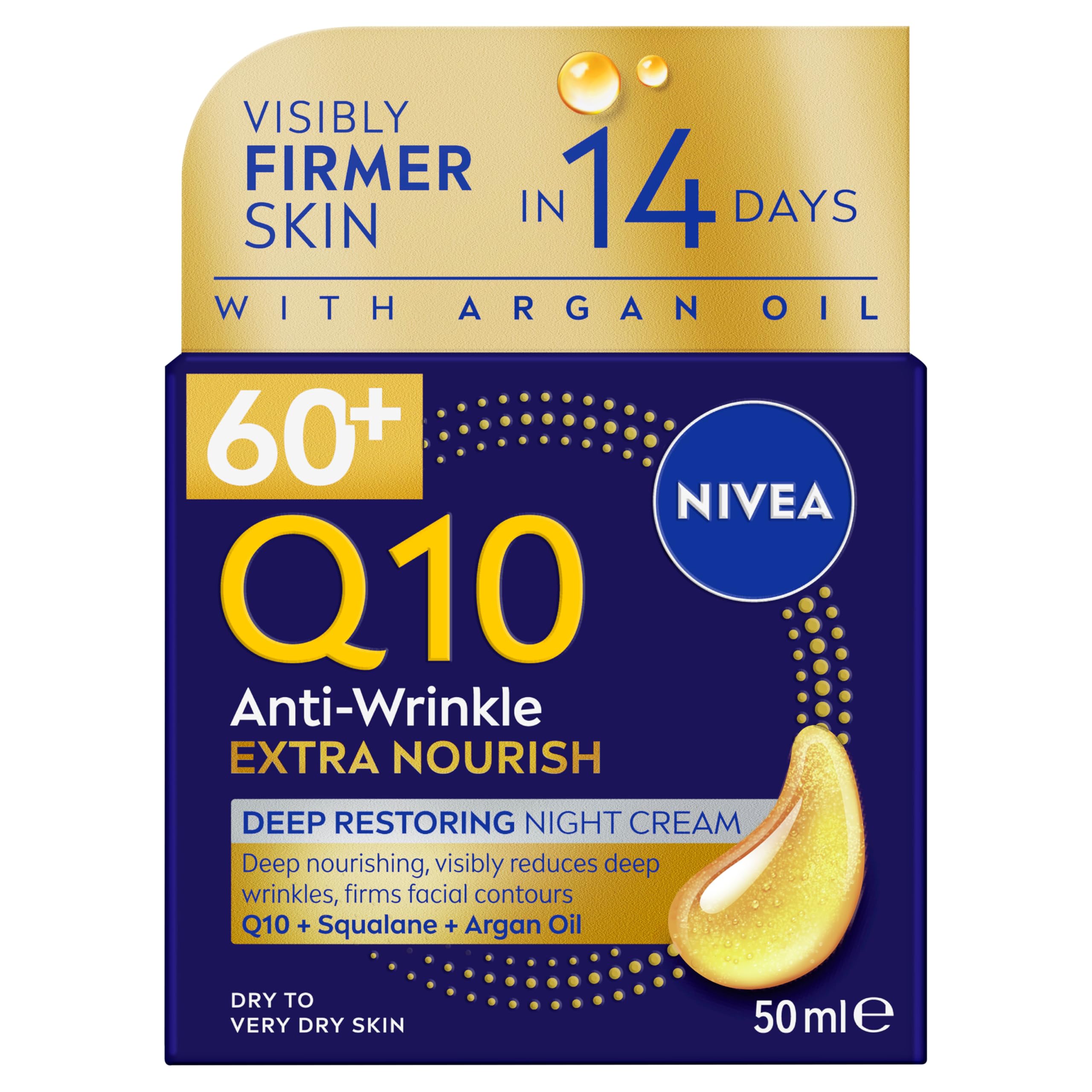 NIVEA Q10 Anti-Ageing Night Cream 50ml