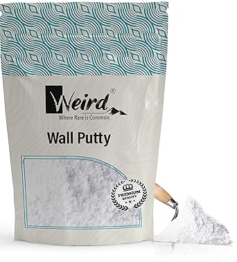 WEIRD Wall Putty Powder For Art & Craft | | Walls | | Holes | | Clay Art | | DIY | | Painting | | Crack Filler | | Coating | | Tiles | | Construction | | Universal Adhesive | | Multiple Uses |(400 GM)