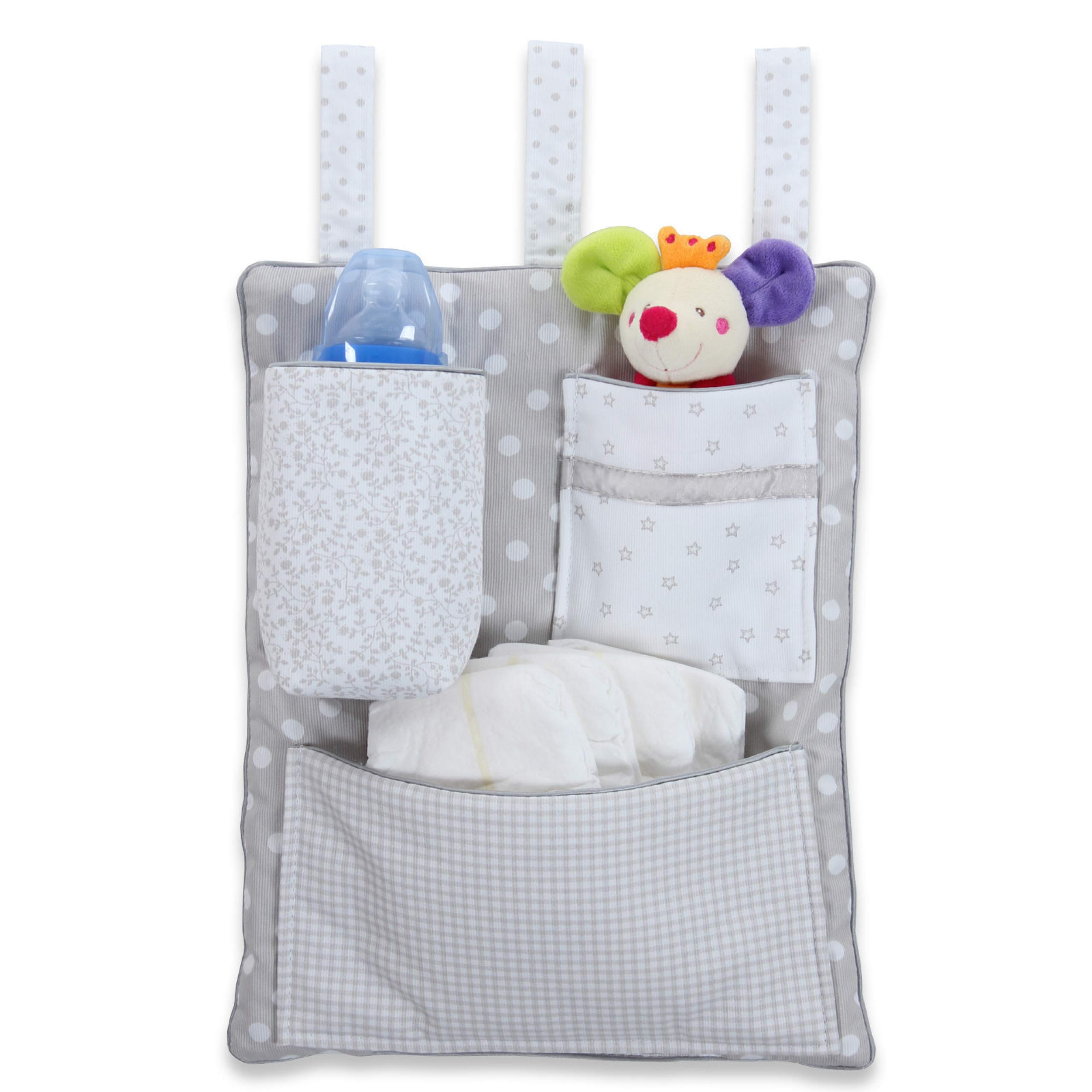 babybay Utensilo Sac à Couche pour Tous Modèles Gris Perle 1 Unité