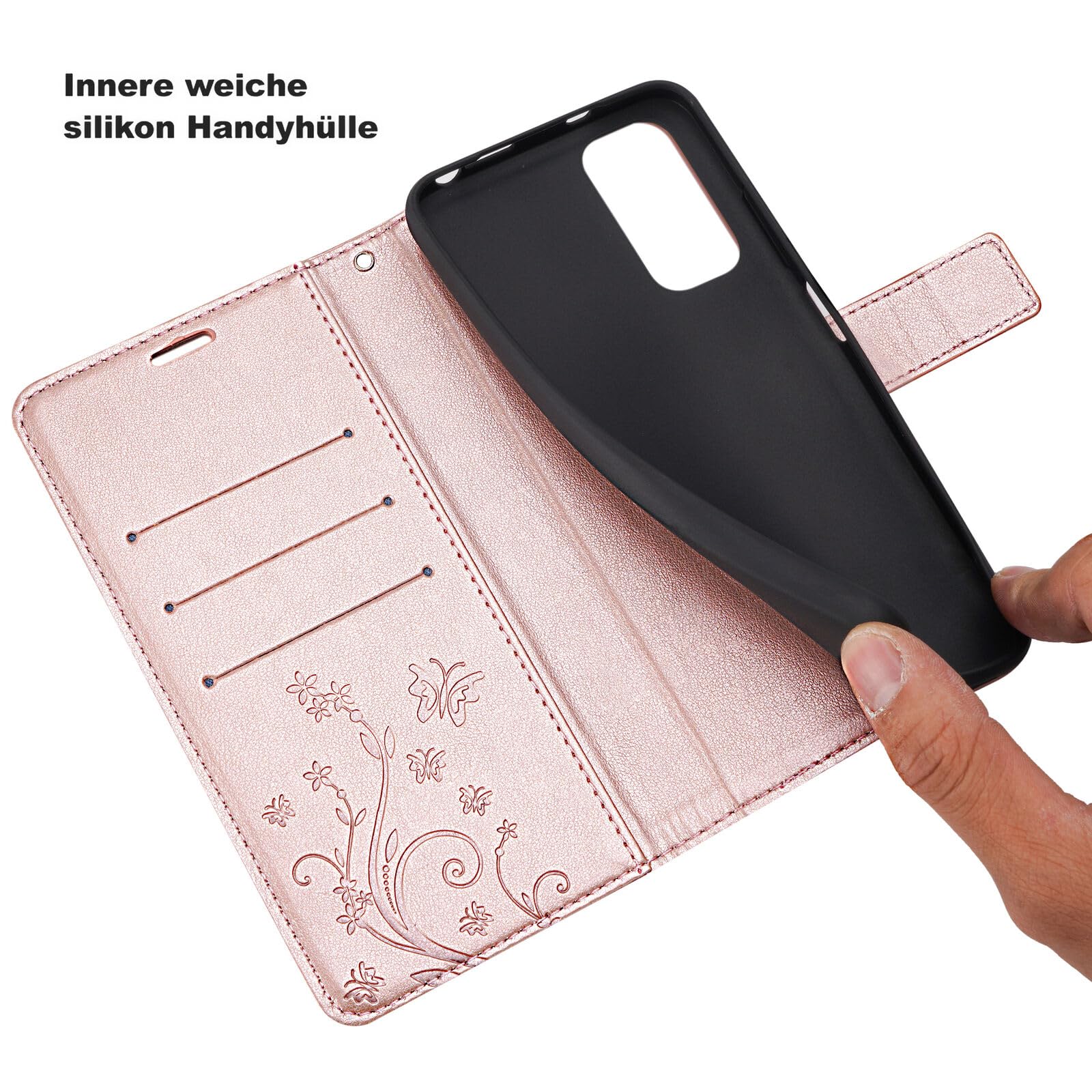 Betterfon Custodia Per Xiaomi Redmi Note 11 / Note 11S – Cover 2 In 1 TPU + Rigida Con Supporto Integrato – Antiuuto