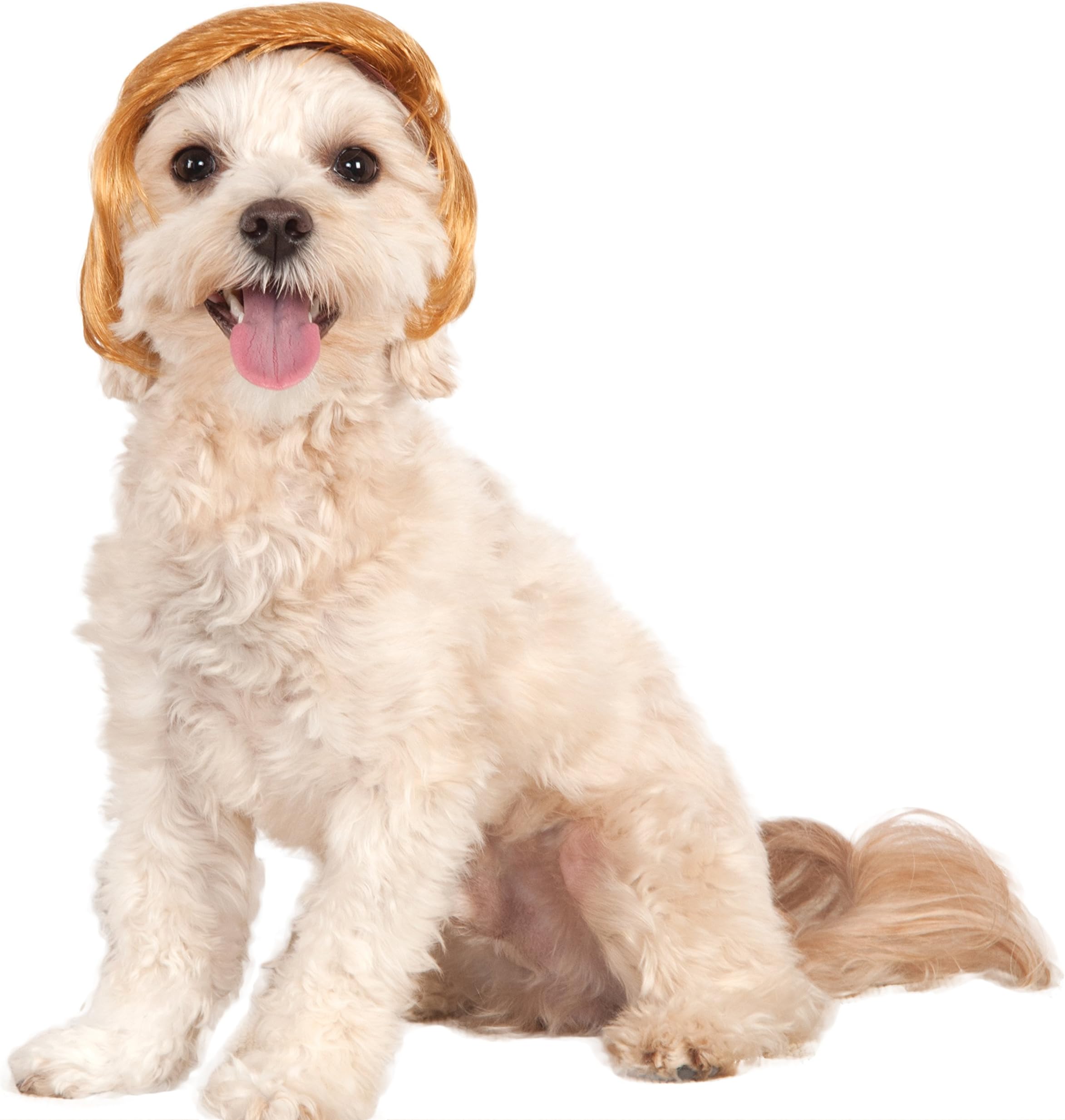 Political Billionaire Wig for Pet, Medium/Large