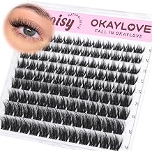 OKAYLOVE Lash Clusters Wispy DAISY CC Curl Natural Eyelashes Clusters, 9-16mm Cluster Eyelash Extensions Volume Individual Lashes Pestanas Postizas Naturales DIY Lash Extension for Daily Makeup