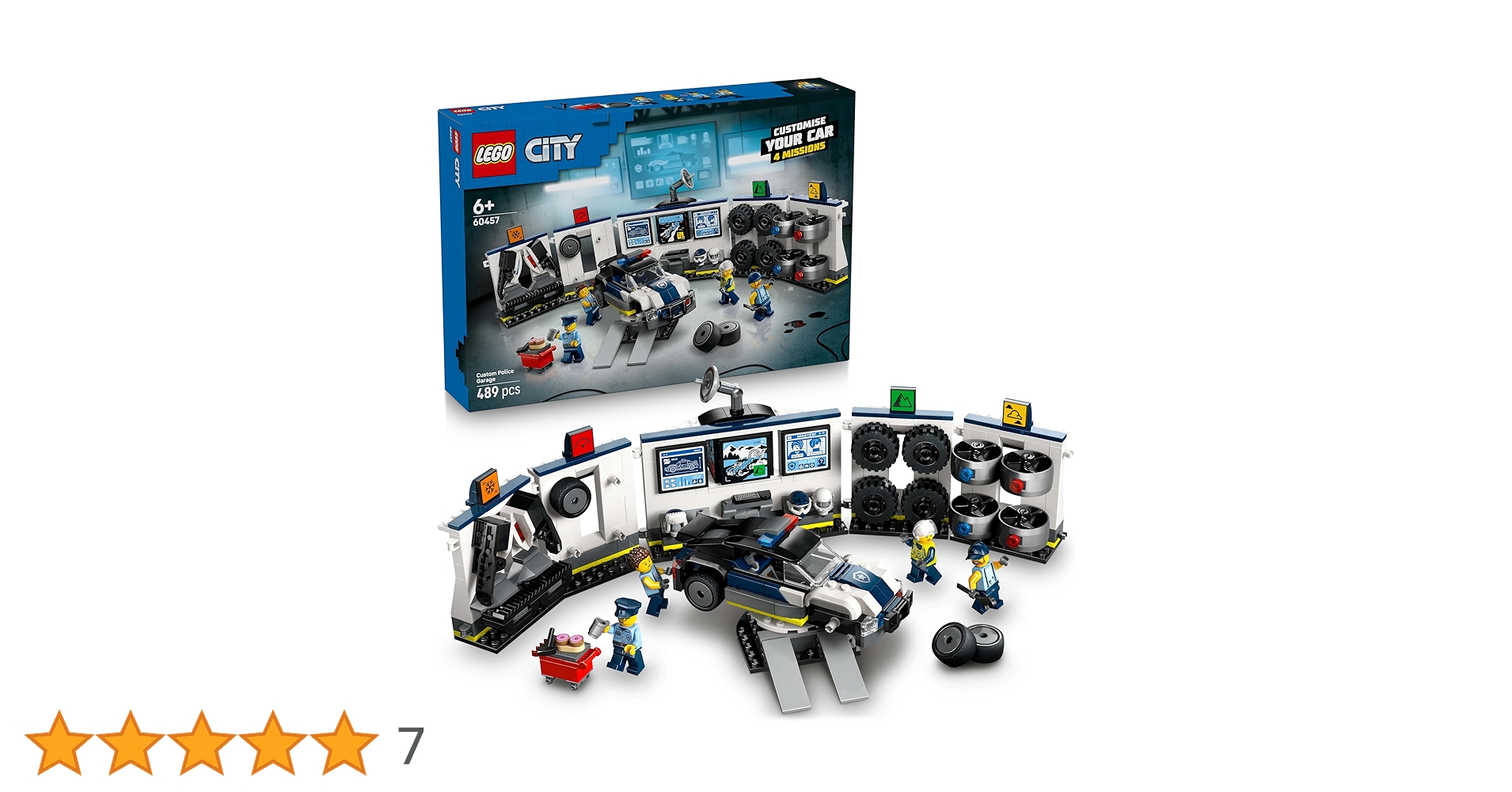 Amazon.co.jp: LEGO(レゴ) シティ ポリスカー カスタムショップ 60457