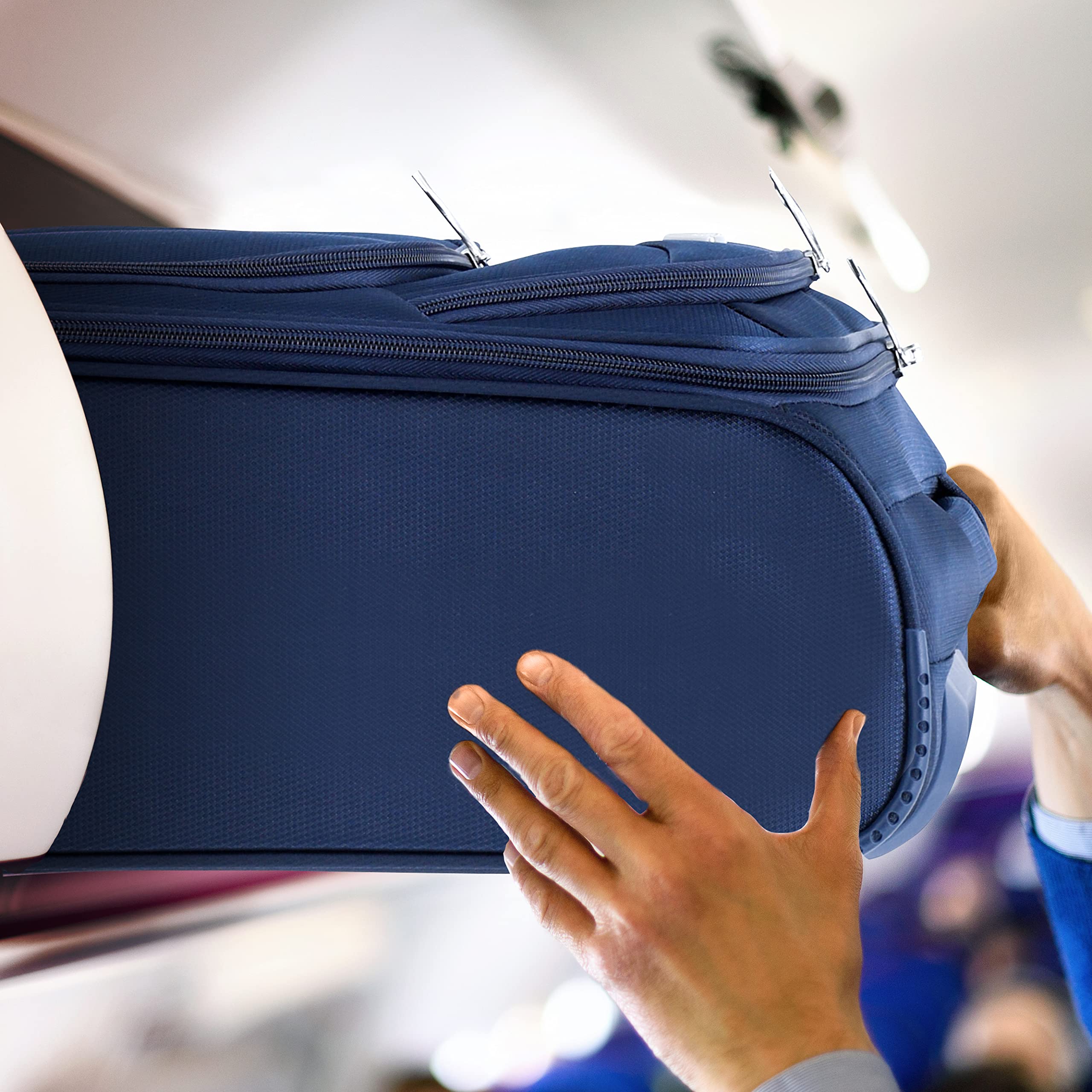 Flight Knight Lightweight 4 Wheel 800D Soft Case Suitcases Anti Crack Cabin & Hold Luggage Options Approved for Over 100 Airlines Including easyJet, BA & Many More!