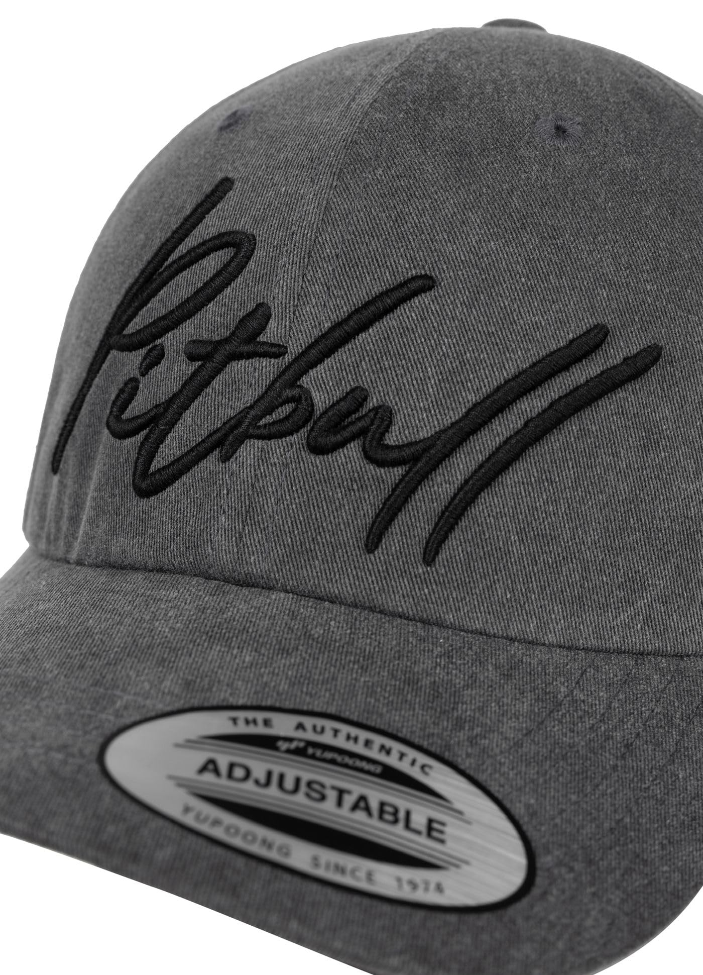 PITBULL Snapback Cap SAN Diego – Baseball Cap Herren Damen, verstellbare Kappe, gebogener Schirm, Baumwolle Cap, Streetwear Mütze, Unisex Freizeit