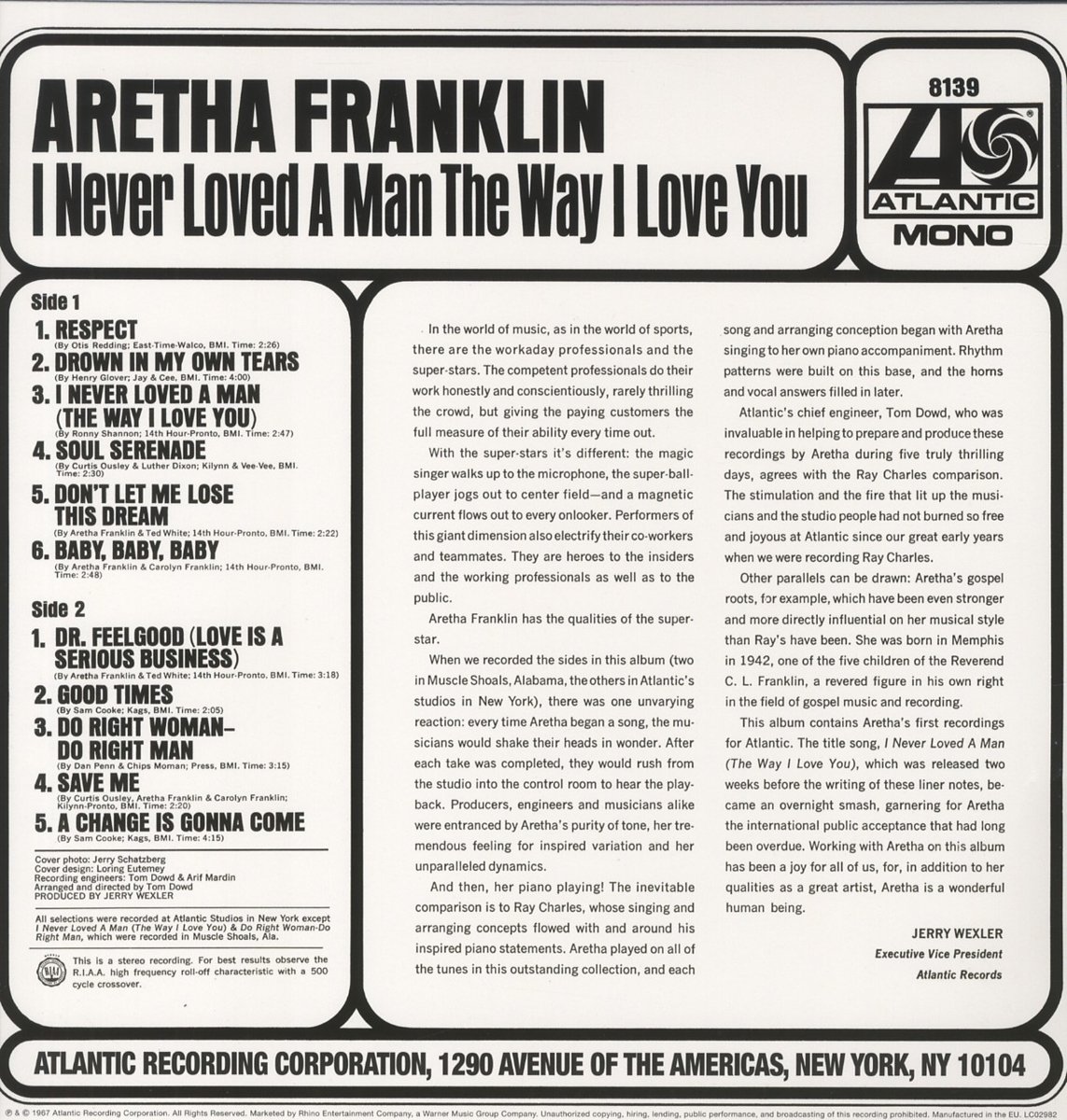 I Never Loved a Man the Way I