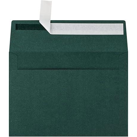 Enrich Your Mailings with 5x7 Green Envelopes: A Touch of Distinction
