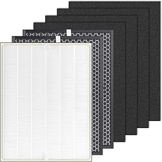 AD3000 Replacement Filters Compatible with AIR DOCTOR Air Purifier AD3000 AD3000M AD3000pro,1 H13 True HEPA Filter,2 Activated Carbon Filters,4 Extra Carbon Pre-filters(1+2+4）