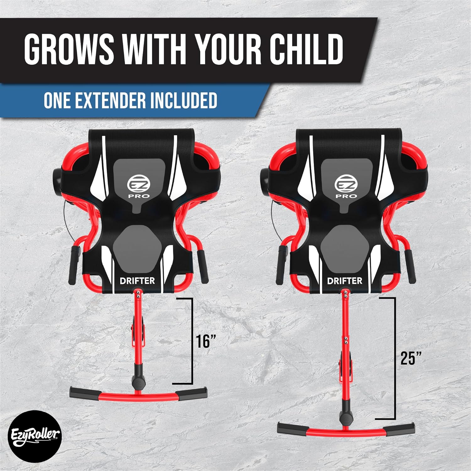EzyRoller New Drifter Pro-X Ride on Toy for Kids or Adults, Ages 10 and Older Up to 200 lbs.