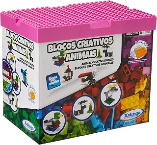 Blocos de Montar - 350 Peças - Blocos Criativos Animais - Xalingo 11976