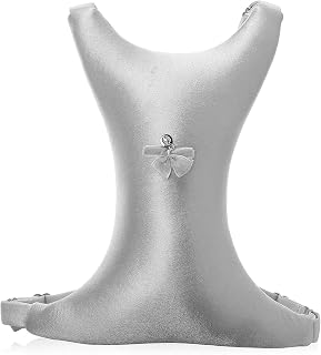 Intimia Breast Pillow for Chest Wrinkles and Side Sleeping - Chest Pillow for Wrinkle Prevention and Breast Support (Silver)