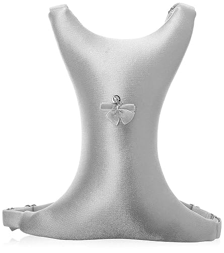 Intimia Almohada de pecho para arrugas en el pecho y dormir de costado - Almohada de pecho para prevención de arrugas y apoyo de los senos (plata)