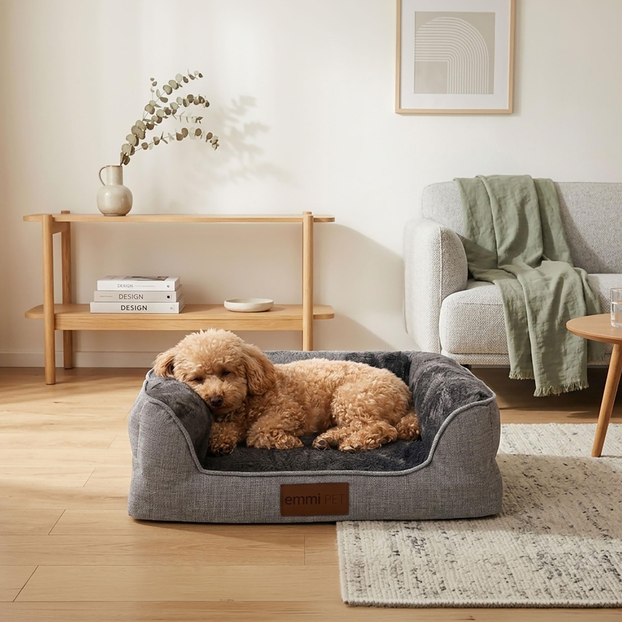 Emmi-pet Astro Orthopädisches Hundebett & Katzenbett S, Grau