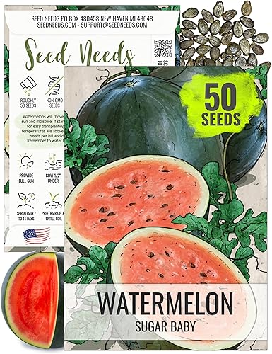 Paquete de 100semillas Sugar Baby SandĂa Citrullus lanatus semillas por las necesidades de semillas Paquete de 100semillas Sugar Baby SandĂa Citrullus lanatus semillas por las necesidades de semillas