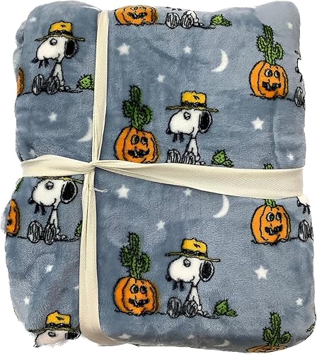 Miniatura 2 de Mantas y mantas de Halloween (naranja, a cuadros, tamaño individual, 60 x 90 pulgadas)