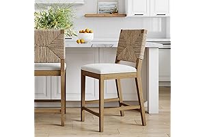 Beacon Bohemian Boucle Counter Stool: Elegance and Comfort for Your Kitchen Island