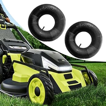 Pack of 2 Inner Tubes 15 x 6.00-6 Lawn Tractor with Straight TR-13 Valve Stem Tube for Tyres 15 x 6.00-6 Tyre Tube Hose Tyre for Lawn Mowers Yard Tractors ATVs Wheelbarrow Go-Karts Golf [Energy Class A]