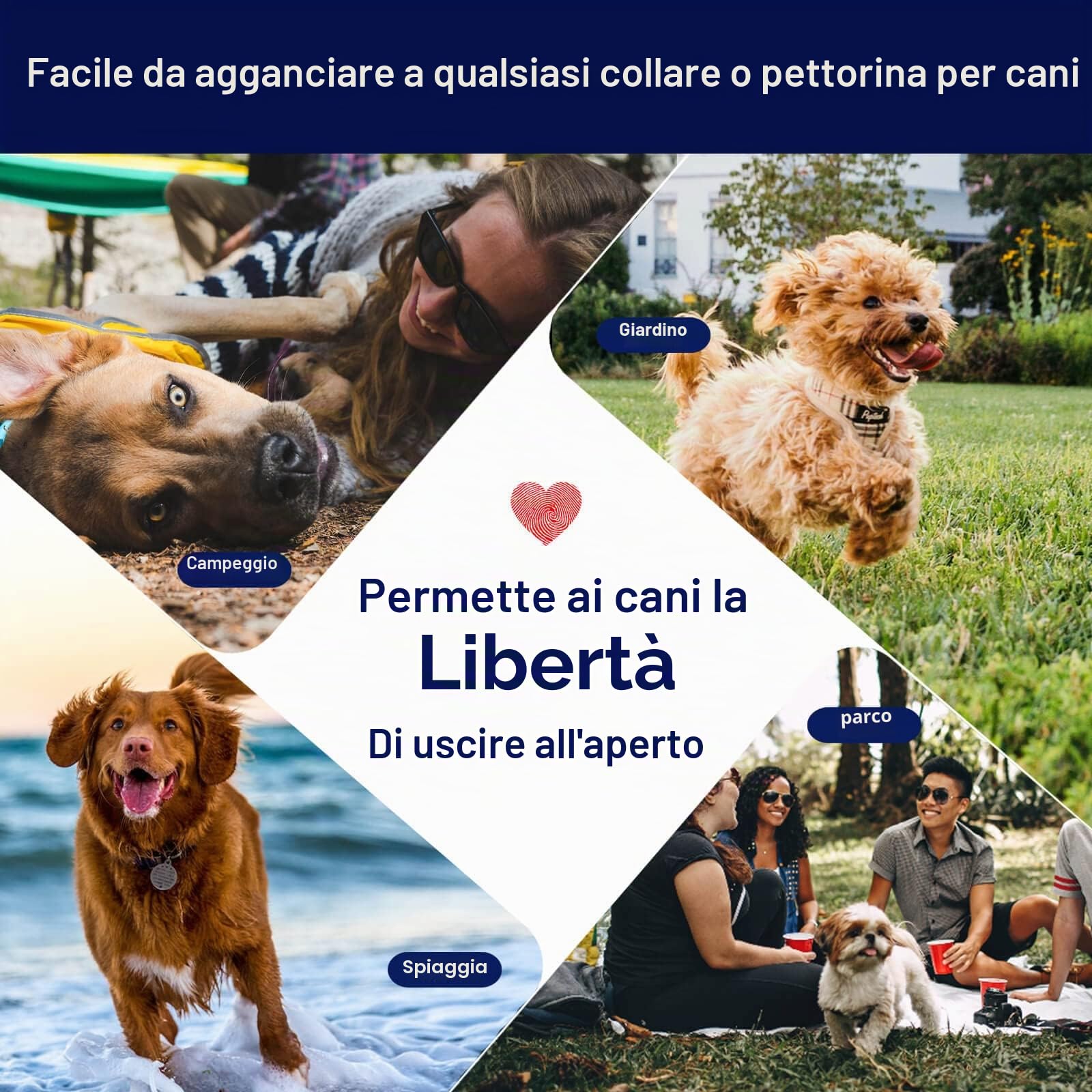 Guinzaglio per cani da giardino, 22,9 m, in filo di acciaio, resistente, per cani fino a 59 kg, all'aperto, campeggio, parco (22,9 m, nero)
