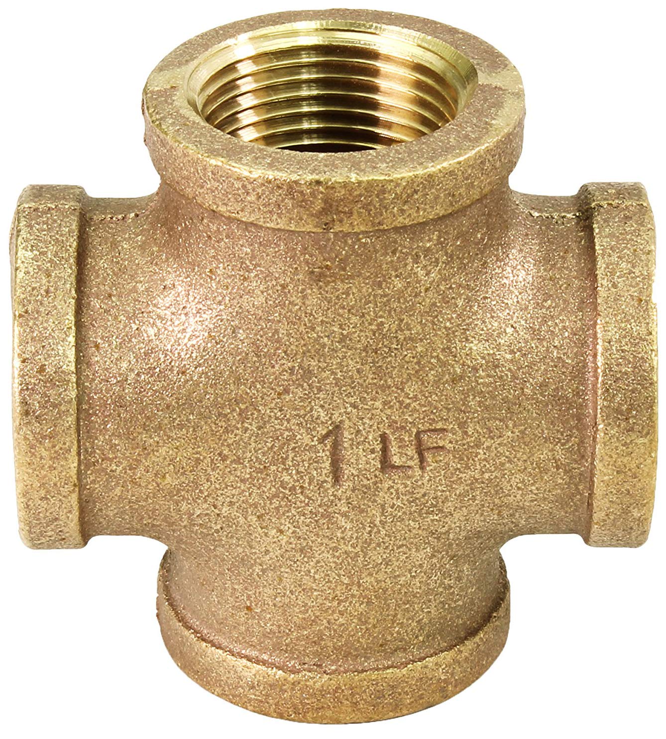 Amazon.com: Everflow Supplies BRCR0100-NL 1-Inch Brass Cross, No