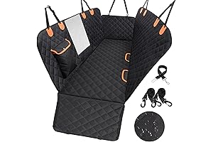 Dog Car Seat Cover for Back Seat Waterproof Nonslip