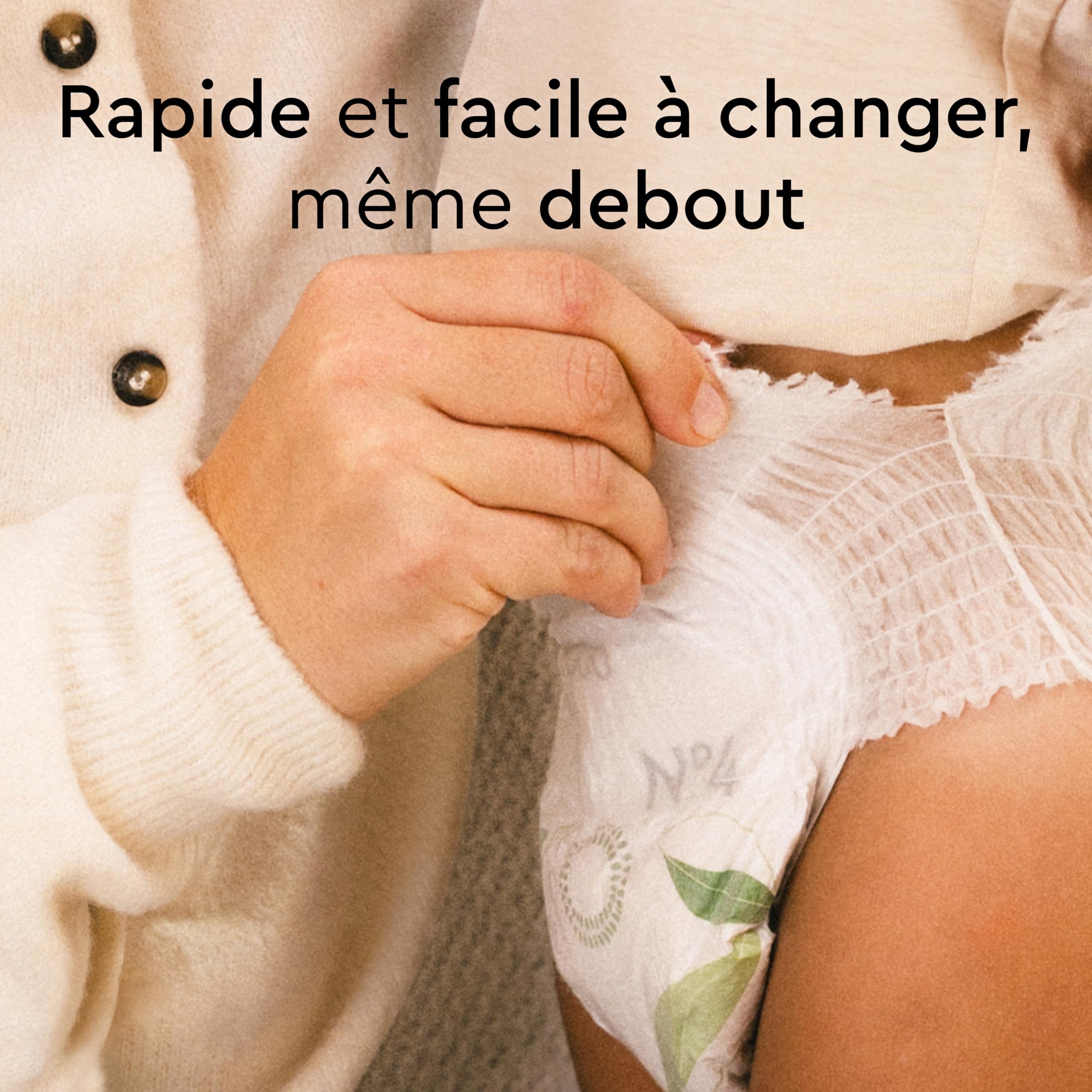 LILLYDOO green - Couches-culottes Bébé Respectueuses de l'Environnement, Taille 4 (9+ kg), Box Mensuelle (150 pièces), Protection Anti-fuites, Sans Chlore et Sans Lotion pour les Peaux Sensibles