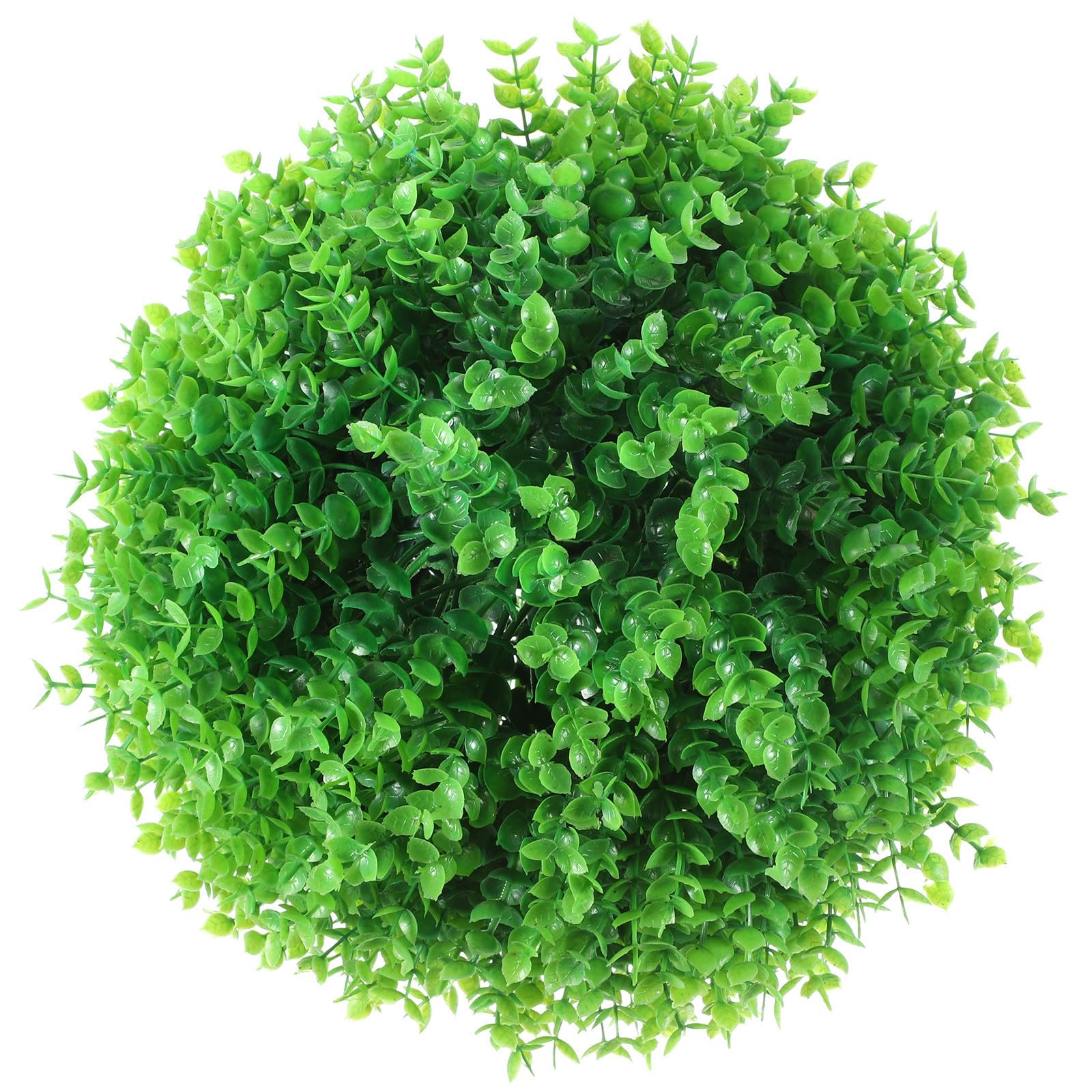 ABOOFAN Bola Topiaria Artificial de Eucalipto, Colgante, Plástico Verde