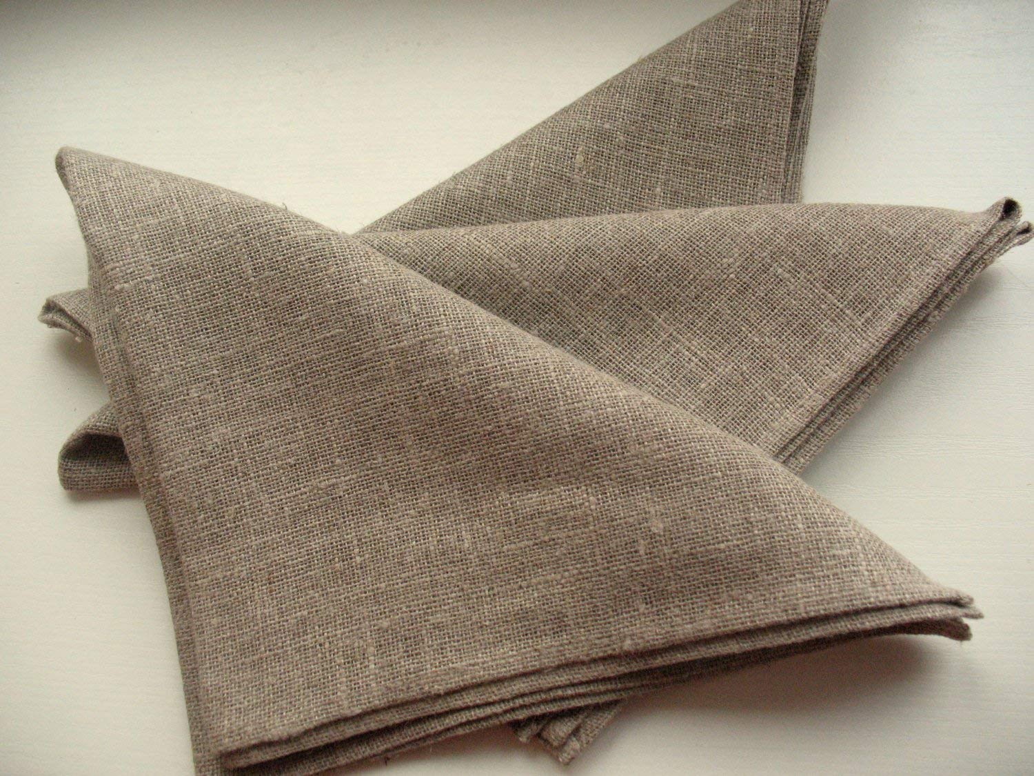 Linen Napkins Cloth Napkins Wedding Napkins Napkin Ring Holders Gray Linen Napki