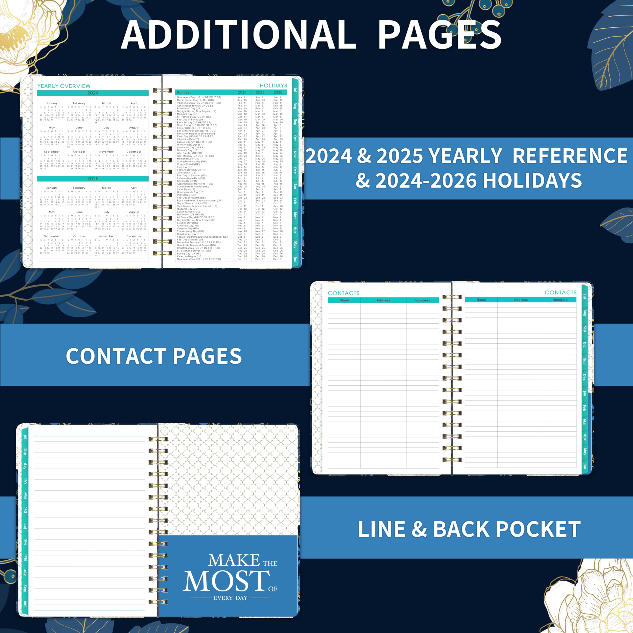 2026-2030 Monthly Planner - 5 Year PlannerCalendar Italy
