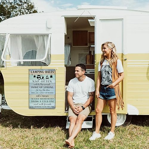 Miniatura 9 de Letreros de estaño para tractor, decoración de pared de tractor antiguo, letrero de cruce de tractor al aire libre, letrero de metal para tractor