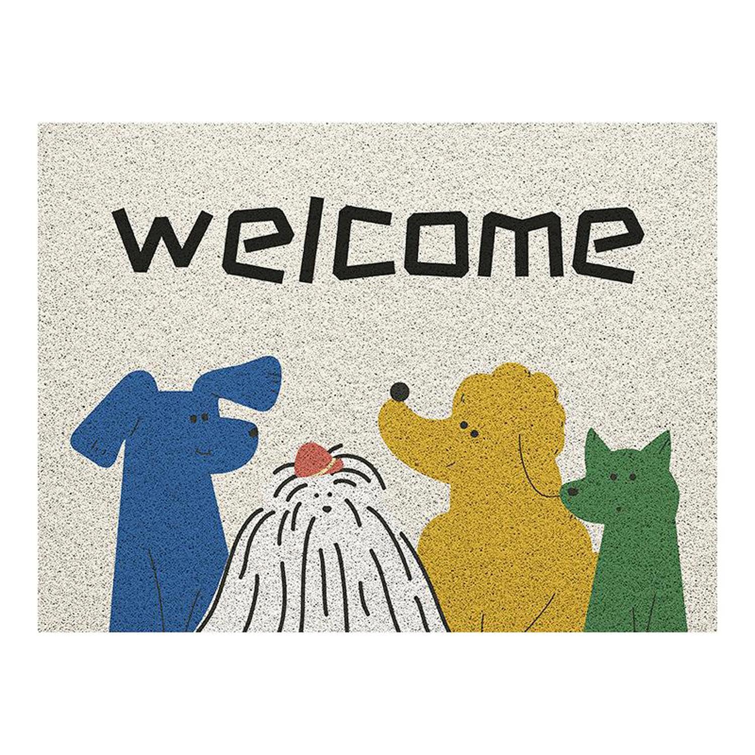 Paillasson intérieur pour couloir et balcon grand tapis multicolore