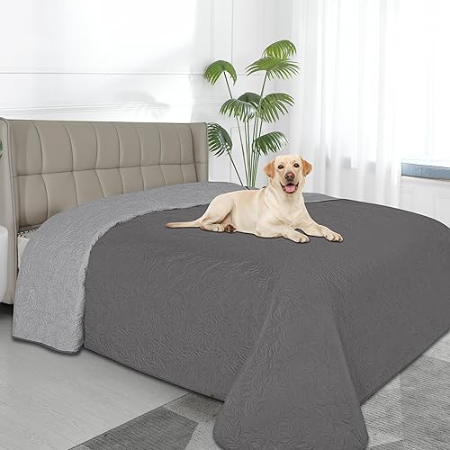 Easy-Going Funda de cama impermeable para perro, reversible, a prueba de fugas, manta de repuesto para muebles, lavable, funda de sofá para perros y