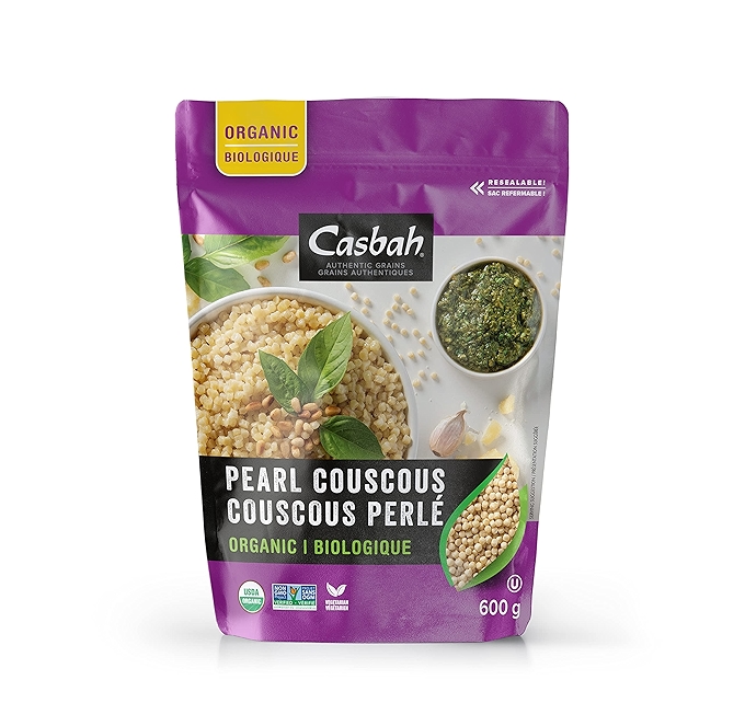Casbah Organic Pearl Couscous - Non-GMO & Vegan
