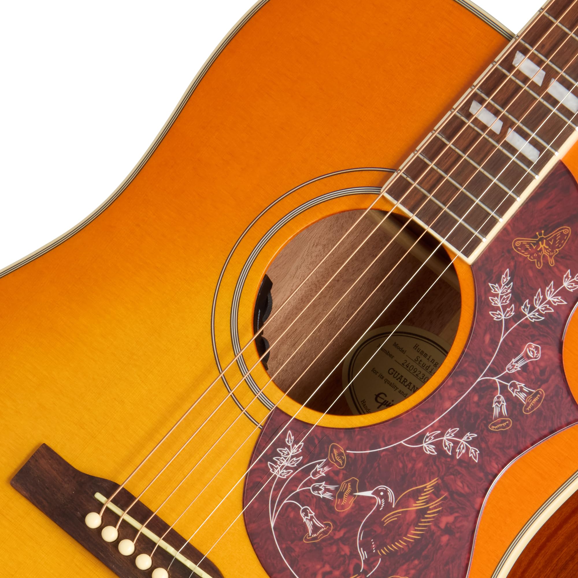 Amazon | Epiphone Hummingbird Studio Heritage Cherry Sunburst