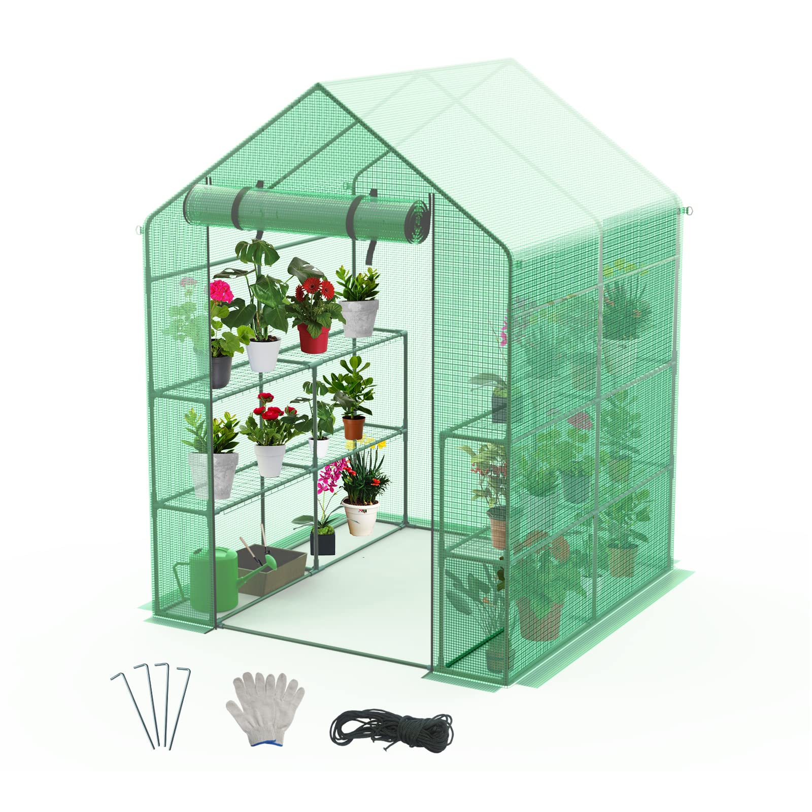Amazon.com : Small Walk-in Greenhouse for Outdoors 56