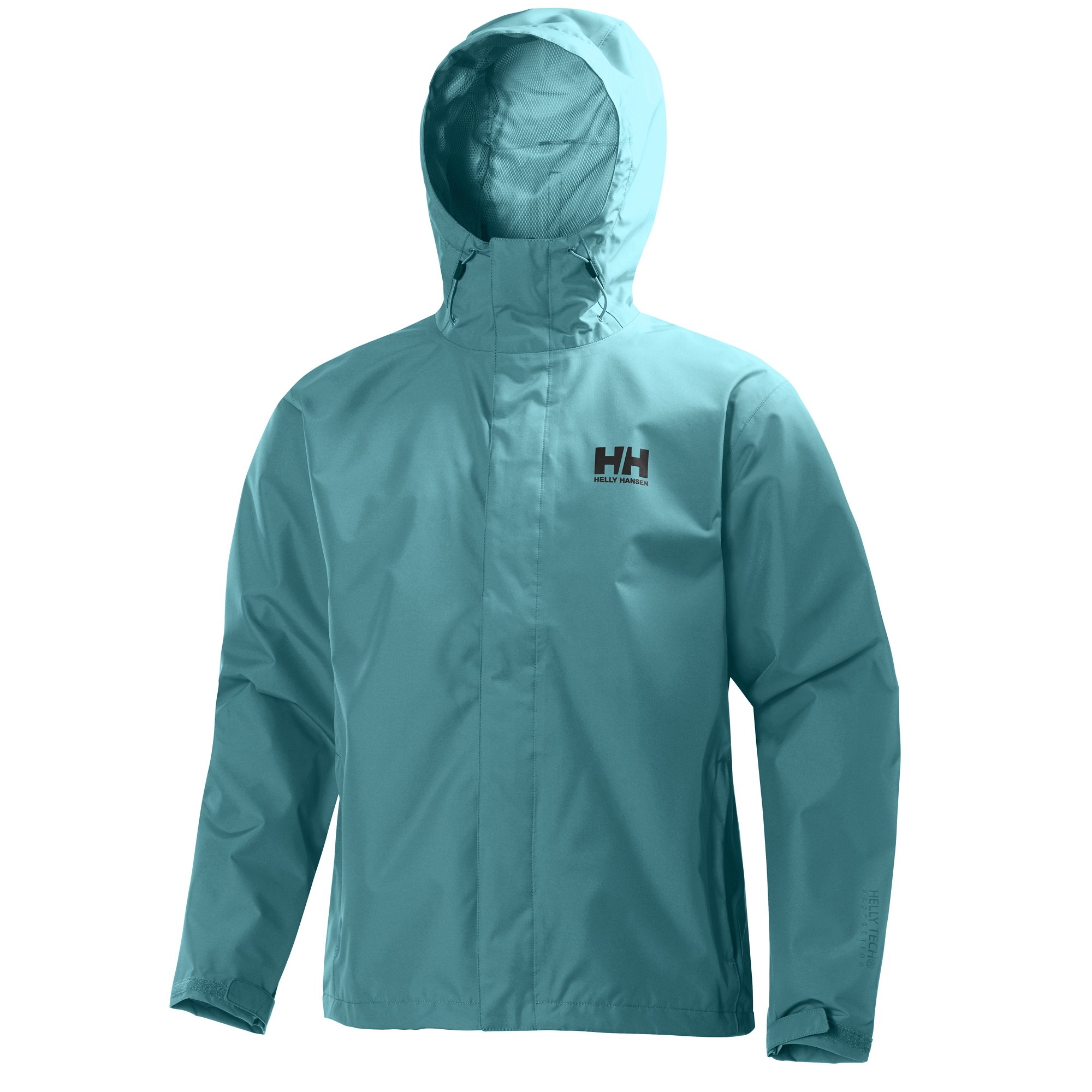 Helly Hansen Herren Seven J Regenjacke, wasserdicht, Winddicht, atmungsaktiv, 398 Latigo Bay, Medium, 398 Latigo Bay, Medium