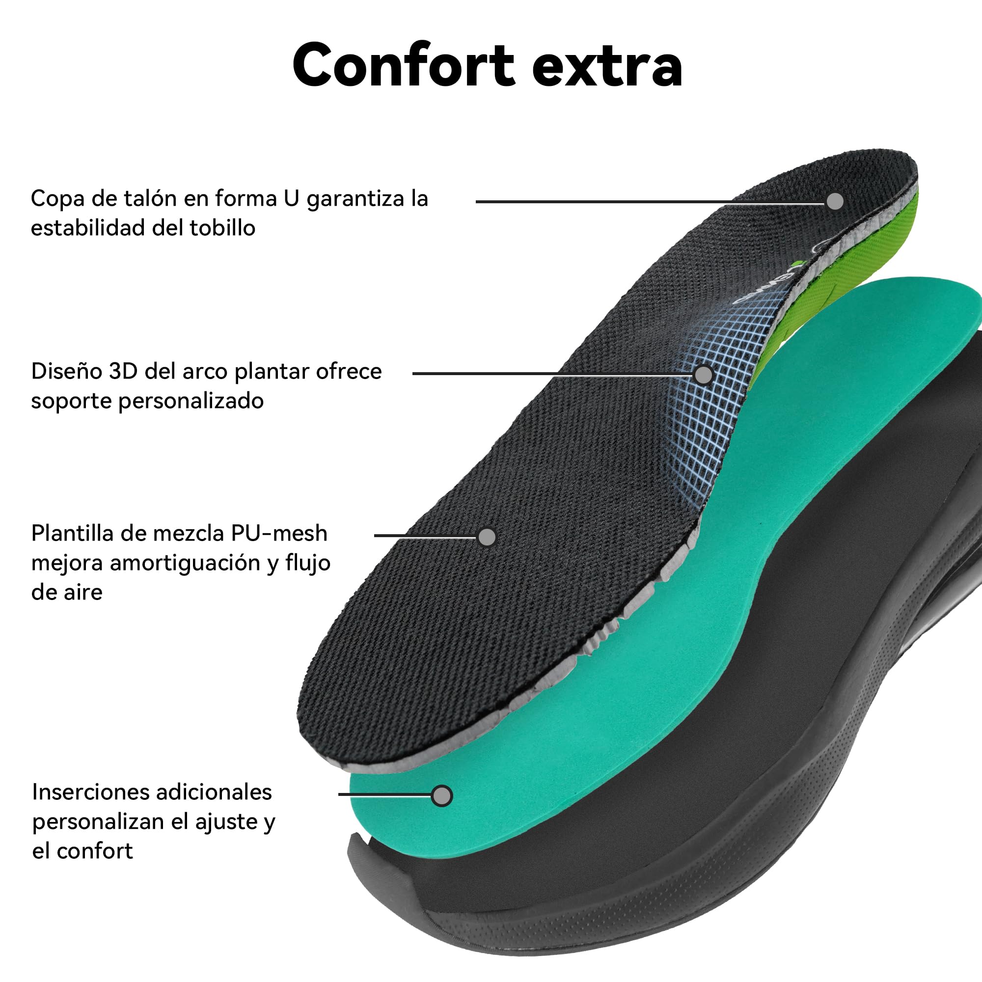 Hombre Zapatos Diabético Anchos Ortopédico Antideslizantes Impermeable Hook and Loop Ajustable Especiales para Pies Sensibles Air Cushion