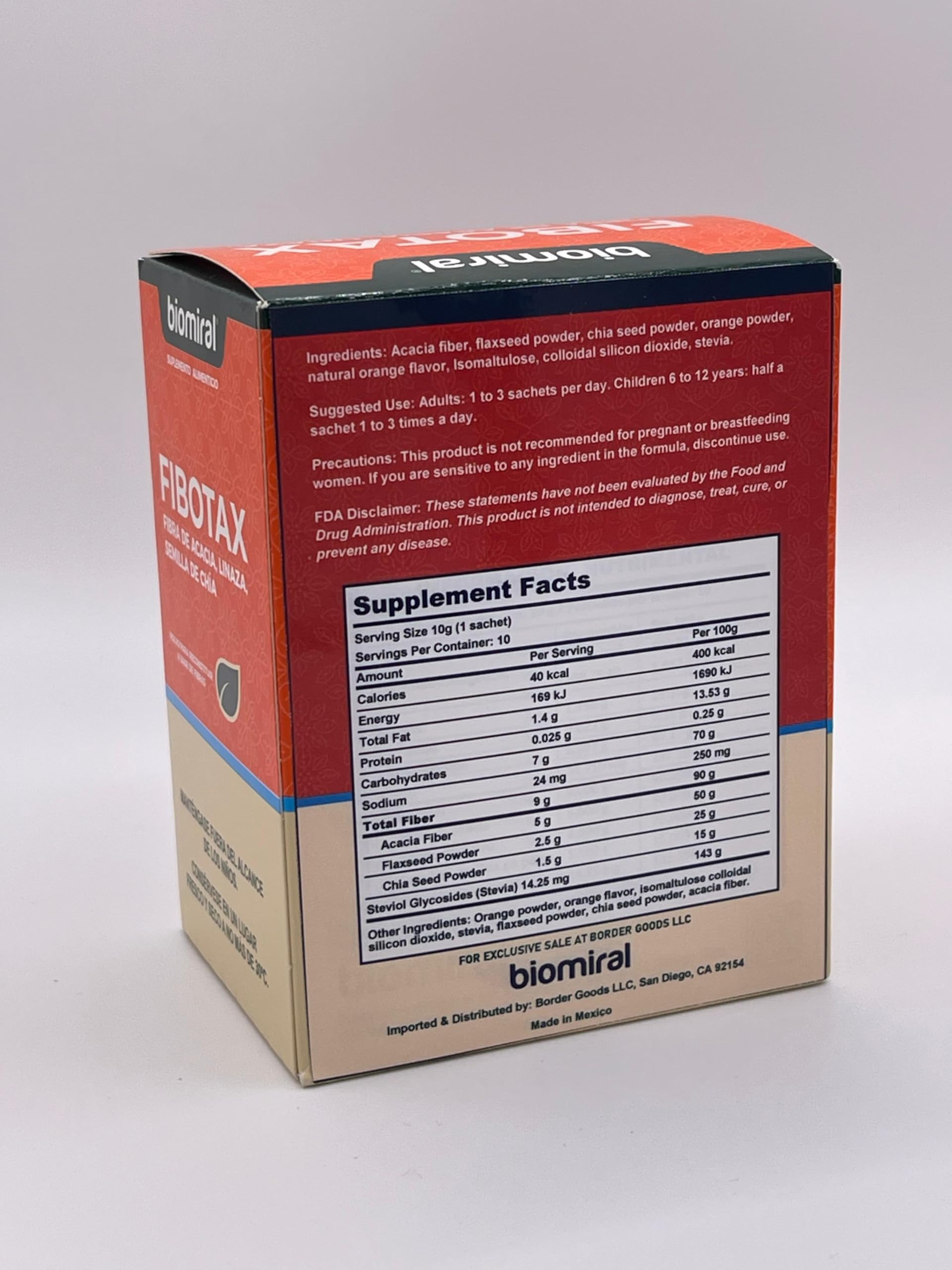 Amazon.com: Fibotax Acacia Fiber + Flaxseed & Chia Seed Powder